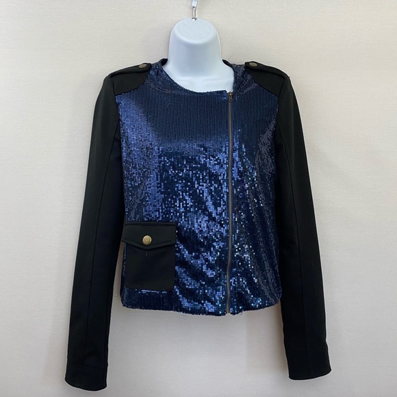 Lumiere Jackets & Blazers - Lumiere Sequin Blazer Jacket Size S L-61
